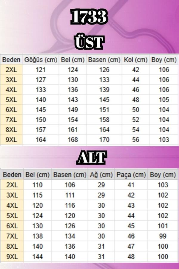 1733 Büyük Beden Fermuarlı Tesettür Mayo - Laci Yaprak Desenli-Laci - 2