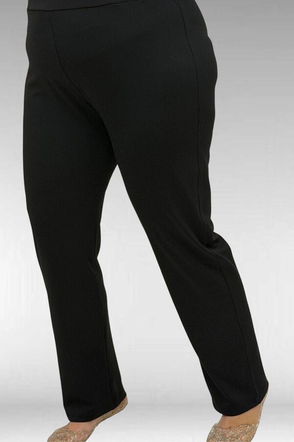 1742 Büyük Beden Uzunkol Tesettür Mayo Takım - Yaprak Desen Mavi - 3