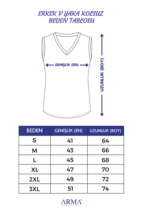 2'li Paket Erkek Siyah V Yaka Kolsuz Tişört Atlet Pamuklu Likralı Esnek ve Yumuşak Kumaş - 5