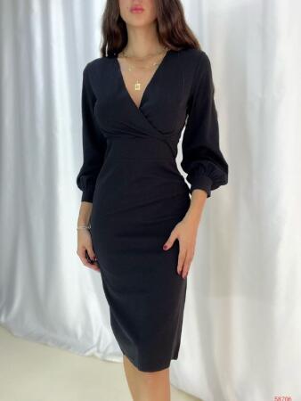 3lü V Yaka Tişört – Kısa Kollu Yazlık Slim Fit Body - Pembe, Açık Mavi, Ekru - 5