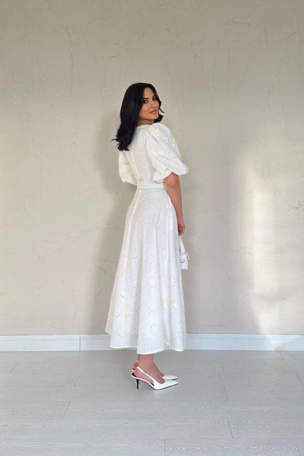 3lü V Yaka Tişört – Kısa Kollu Yazlık Slim Fit Body - Pembe, Açık Mavi, Ekru - 19