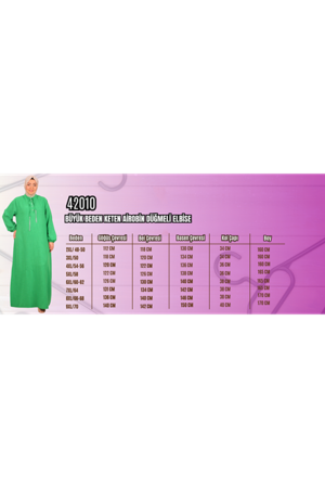 42010 Büyük Beden Keten Airobin Zincir Detaylı Elbise - Bordo - (1)