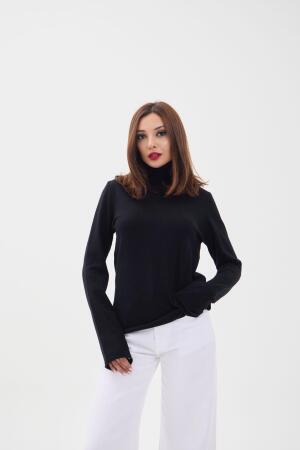 4214 TRİKO DÜZ BALIKÇI SALAŞ-SİYAH - 3