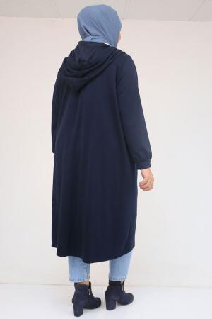 43036 Büyük Beden Zincir Kordonlu Oysho Kap - Siyah - 3