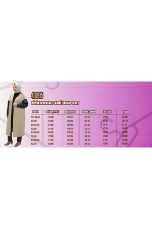 43095 Büyük Beden Kot Garnili Oysho Ceket - Siyah - 2