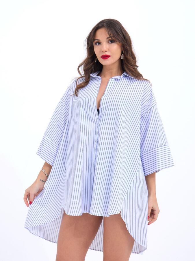 4328 GÖMLEK-WASHİNGTON ÇİZGİLİ - 5