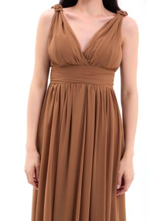 4662 ELBİSE-KAHVE - 4