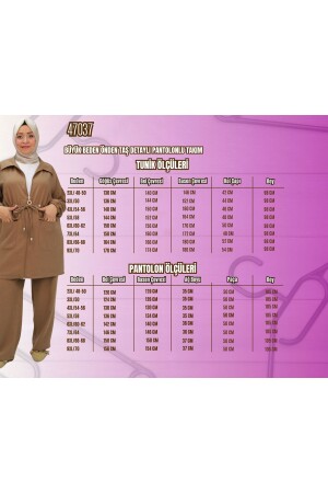 47037 Büyük Beden Keten Airobin Belden Büzgülü Ceket Pantolonlu Takım - Siyah - 2