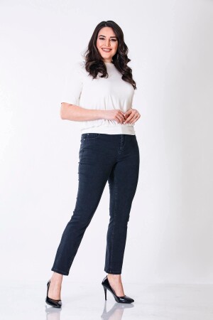 5 Cep Denim Pantolon Gri - 3