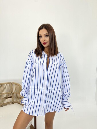 5135 GÖMLEK-BALTİMORE ÇİZGİLİ - ANGELINO BuyukBedeniz