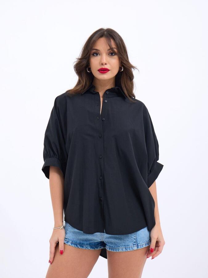 5190 GÖMLEK-SİYAH - 1