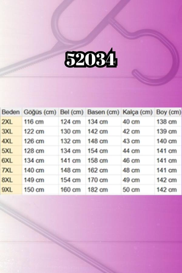 52034 Büyük Beden Eteği Fırfrılı Penye Elbise - Kahve - 2