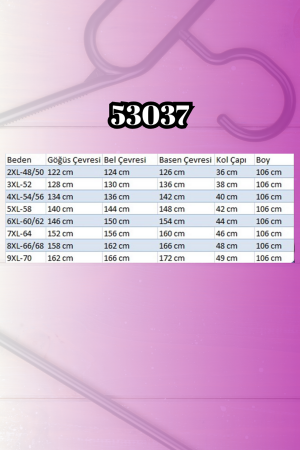 53037 Büyük Beden Mostralı Erkek Yaka Şanel Kaban - Mor - (1)