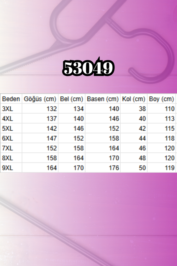 53049 Büyük Beden Keçe Kalın Manşetli Kaban - Siyah - 2