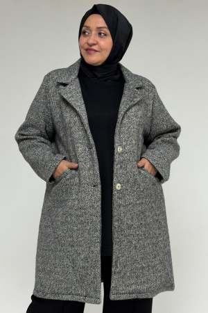 53052 Büyük Beden Rachel Kaban - Siyah - 