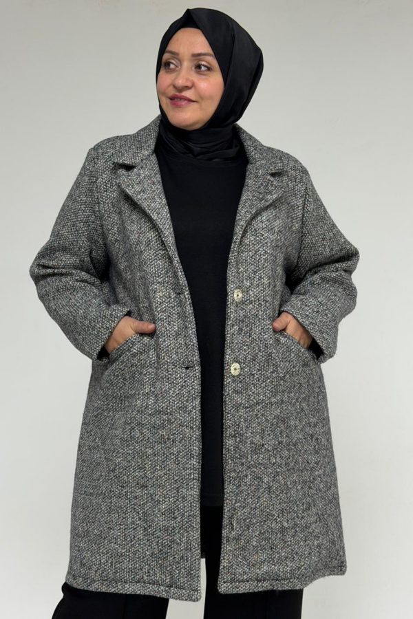 53052 Büyük Beden Rachel Kaban - Siyah - 1