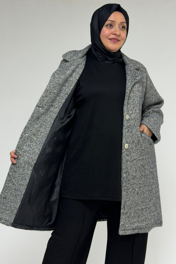 53052 Büyük Beden Rachel Kaban - Siyah - 2