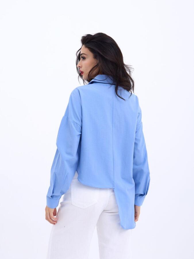 5419 GÖMLEK-KOYU MAVİ - 2