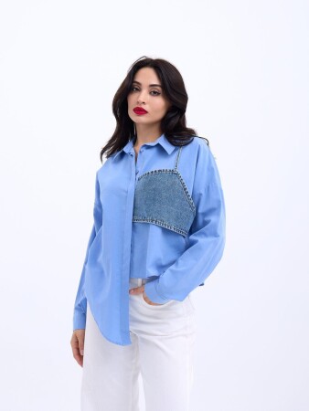 5419 GÖMLEK-KOYU MAVİ - 3