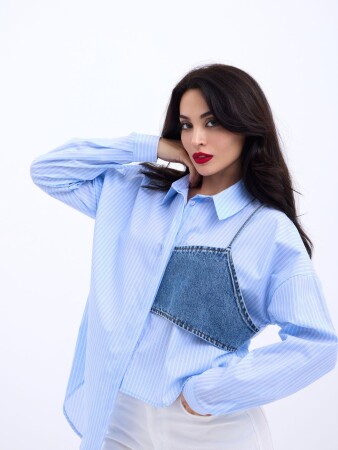 5419 GÖMLEK-SAN DİEGO ÇİZGİLİ - ANGELINO BuyukBedeniz (1)