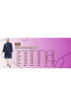 58016 Büyük Beden Önü Volanlı Şifon Tunik - Gül Kurusu - 2