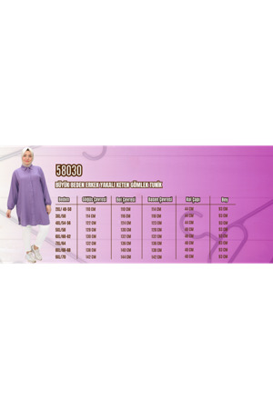 58030 Büyük Beden Erkek Yakalı Keten Gömlek Tunik - Gri - 2