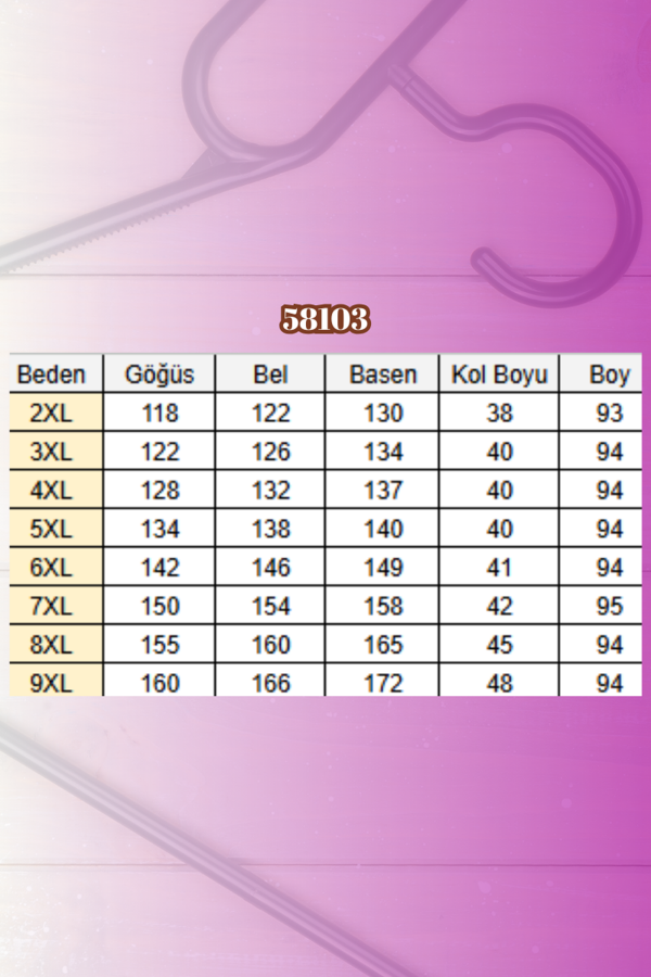 58103 Büyük Beden Biye Detaylı Mir Tunik - Taba - 2