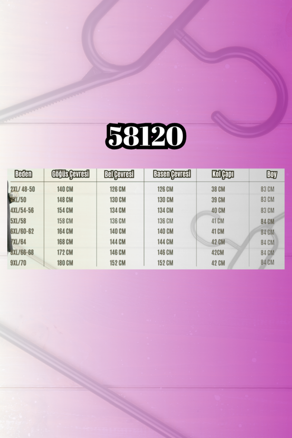 58120 Büyük Beden Manşetli Çilek Tunik - Siyah - 2