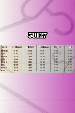 58127 Büyük Beden Hakim Yaka Aksesuar Detaylı Modal Tunik - İndigo - (1)