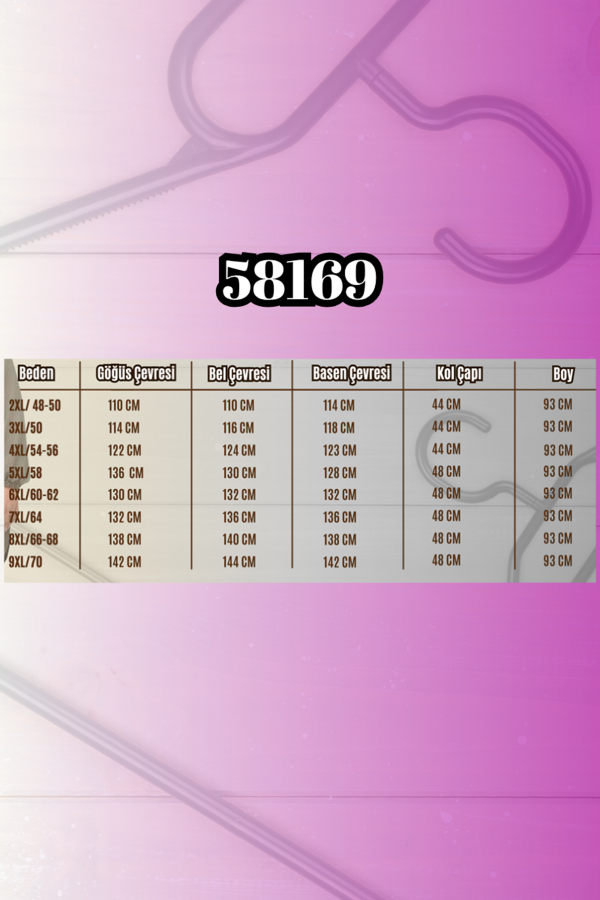 58169 Büyük Beden Hakim Yaka Çıtçıtlı Modal Tunik - Siyah - 2