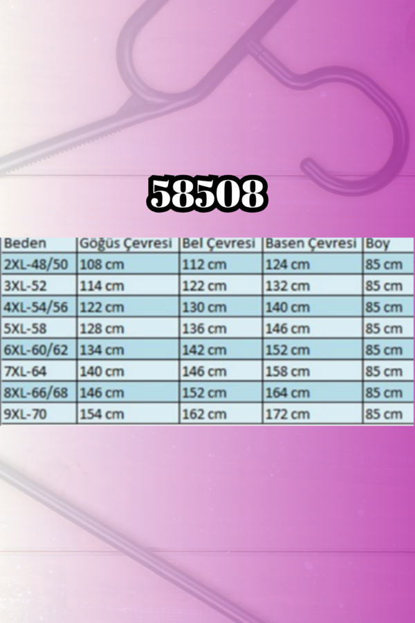 58508 Büyük Beden Yakası Biyeli Modal Tişört - Lacivert - 2