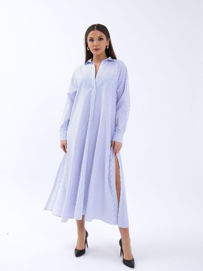 5857 ELBİSE-WASHİNGTON ÇİZGİLİ - 1