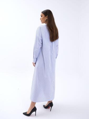 5857 ELBİSE-WASHİNGTON ÇİZGİLİ - 3