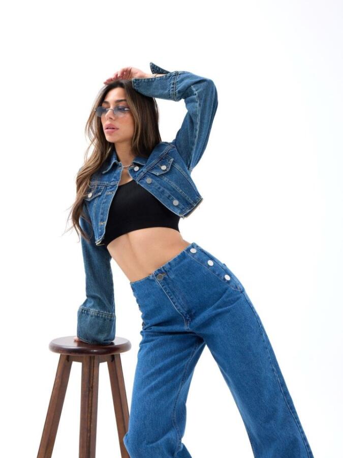 5997 KOT PANTOLON-MAVİ - 5