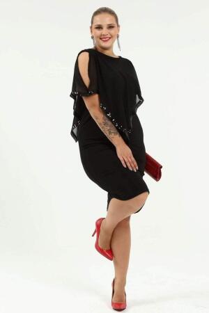 60 Bedene Kadar Büyük Beden Abiye KL8022k - Angelino Butik