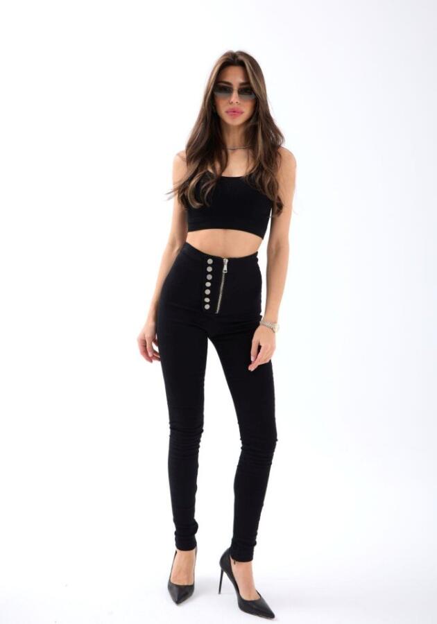 6007 PANTOLON-SİYAH - 1