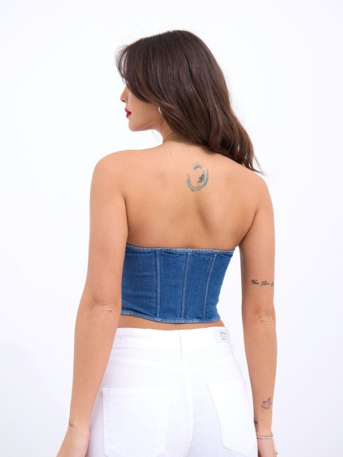 6241 KOT BLUZ-MAVİ - 5