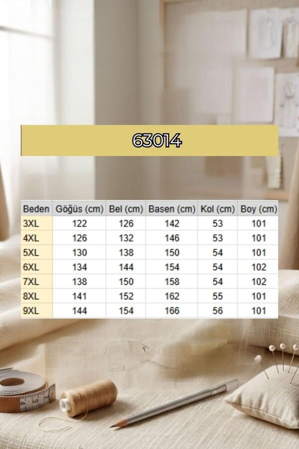 63014 Büyük Beden Omzu Apolet Detaylı Melanj Keten Kap - Taba - 2