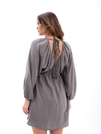 6327 ELBİSE-GRİ - 3