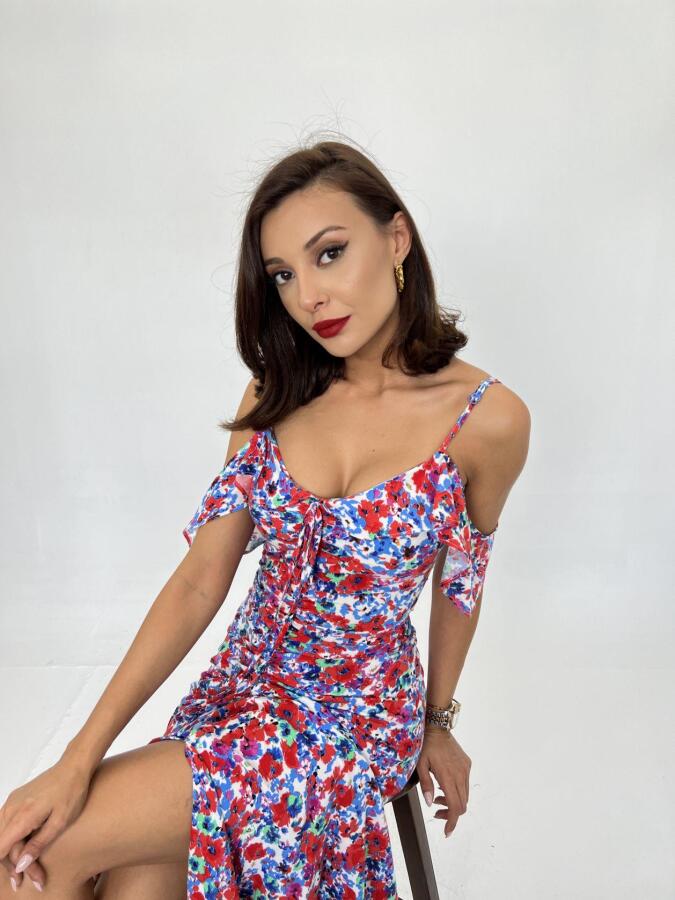 6410 ELBİSE-KIRMIZI - 1