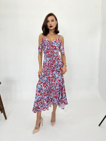 6410 ELBİSE-KIRMIZI - ANGELINO BuyukBedeniz (1)