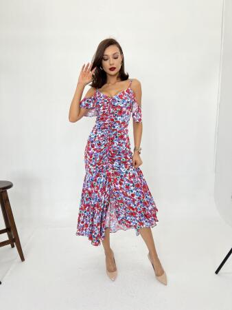 6410 ELBİSE-KIRMIZI - 3