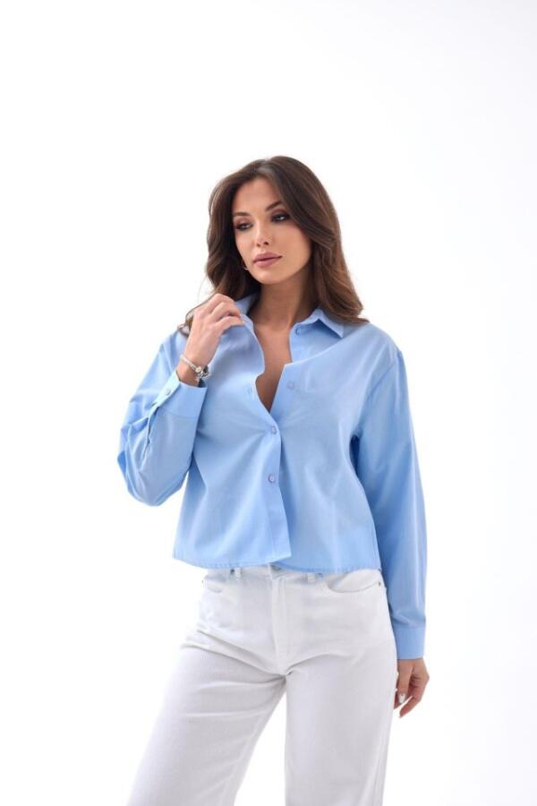 6484 GÖMLEK-MAVİ - 4