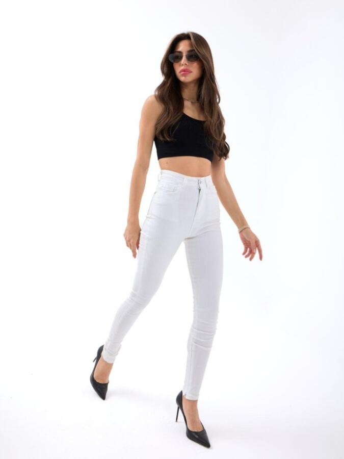 6489 PANTOLON-BEYAZ - 2