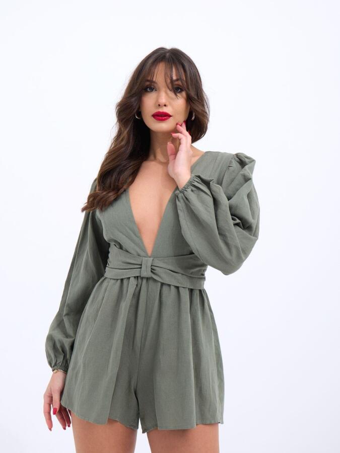 6528 TULUM ELBİSE-HAKİ - 1