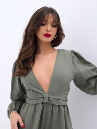 6528 TULUM ELBİSE-HAKİ - 4