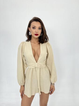 6528 TULUM ELBİSE-TAŞ - ANGELINO BuyukBedeniz