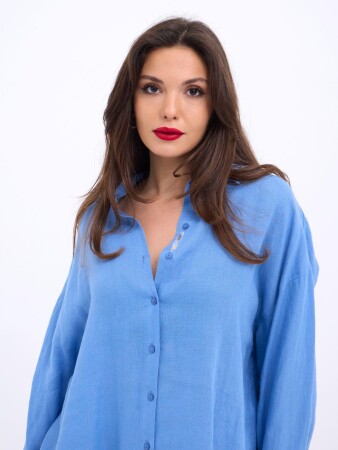 6758 GÖMLEK-MAVİ - 4