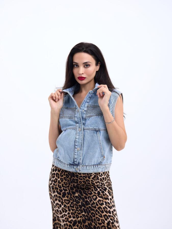 6779 KOT YELEK-MAVİ - 3