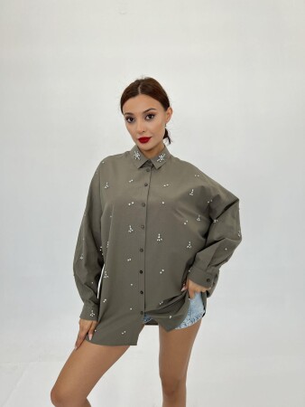 6792 GÖMLEK-HAKİ - ANGELINO BuyukBedeniz